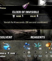Strong invisibility potion recipe skyrim