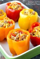 Stuffed pepper recipe orzo sausage