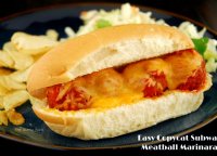 Subway meatball marinara sub recipe