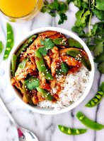 Sugar snap peas recipe teriyaki marinade