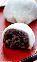 Sweet red bean paste mochi recipe