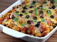 Taco tater tot hotdish recipe