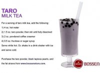 Taro bubble tea recipe with taro powder calories