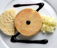Thomas keller torchon of foie gras recipe pear