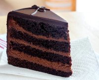 Triple dark chocolate layer cake recipe