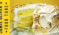 Triple layer lemon meringue cake with marshmallow icing recipe