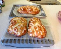 Tsoureki greek sweet bread recipe