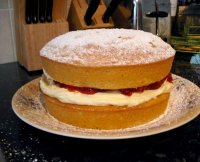 Victoria sandwich cake recipe with plain flour