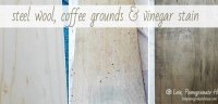 Vinegar steel wool stain recipe