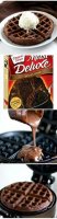 Waffle recipe with water from box