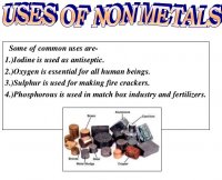 Which non metal is used in crackers recipe