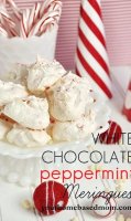 White chocolate peppermint meringues recipe