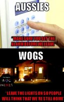 Wogs vs aussies dinner recipe