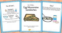 Write a standard recipe card for mayonnaise