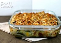 Zucchini casserole with stuffing recipe