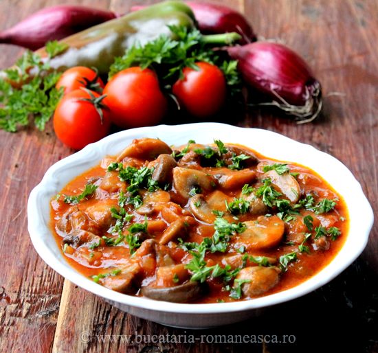 Tocanita de ciuperci cu mamaliguta recipe Tocanita de ciuperci cu mamaliguta recipe