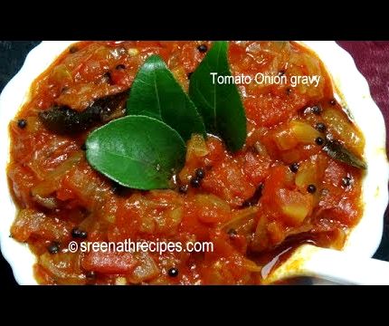 Tomato and onion gravy recipe