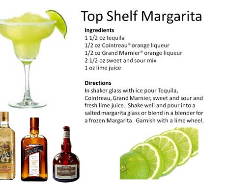 Top shelf tequila recipe book