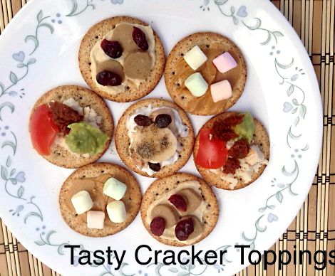 Toppings for water biscuits recipe