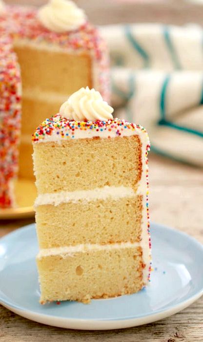 Vanilla cake recipe 20 cm in inches