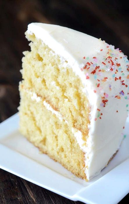 Vanilla cake with buttermilk recipe
