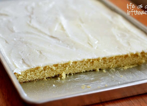 Vanilla sheet cake recipe from scratch