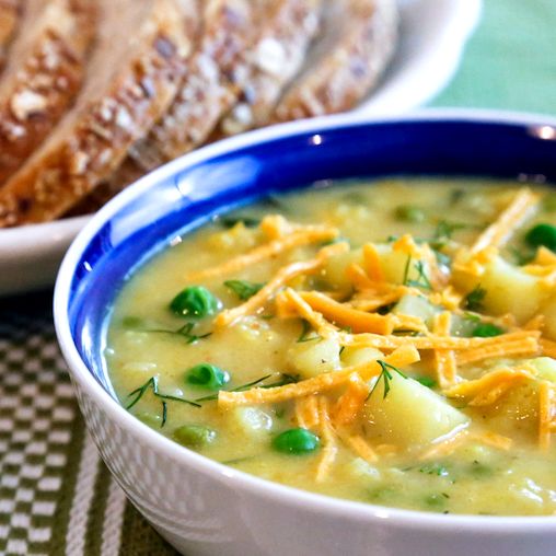 Vegetarian cheddar cheese soup recipe
