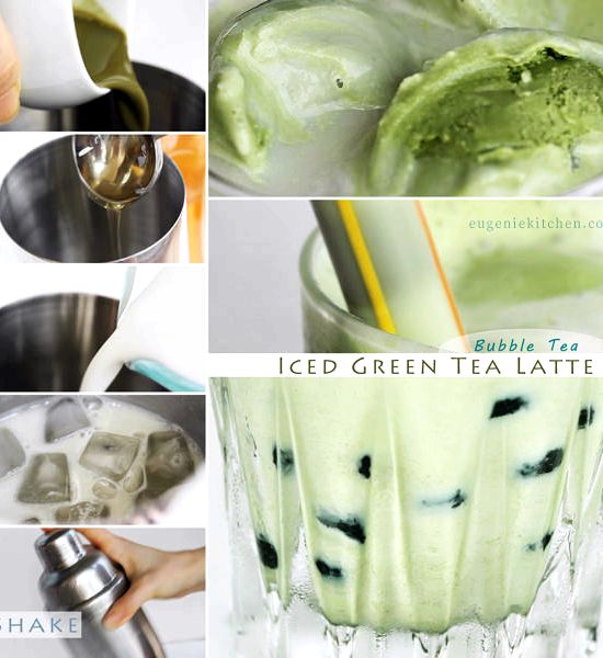 What is in green tea bubble tea recipe