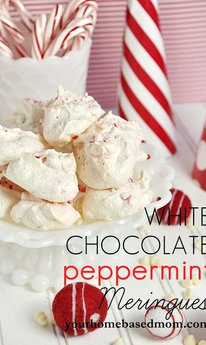 White chocolate peppermint meringues recipe White chocolate peppermint meringues recipe