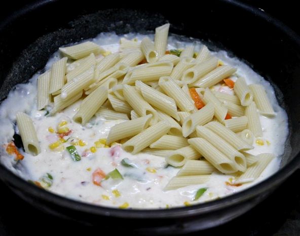White pasta sauce recipe with milk