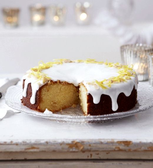 Woman and home lemon drizzle cake recipe