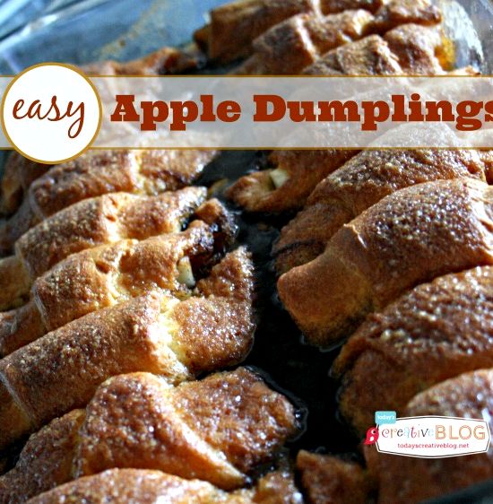 Easy apple dumpling recipe crescent roll