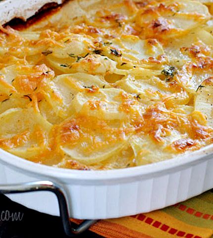 Scalloped potatoes recipe with half and half