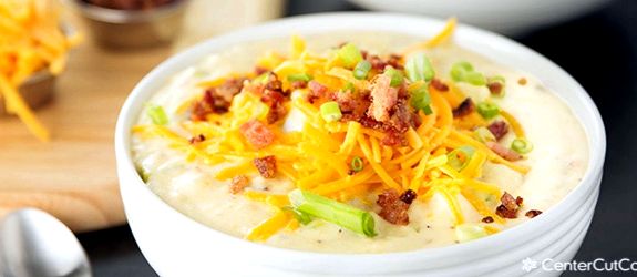 Slow cooker potato soup recipe with frozen hash browns